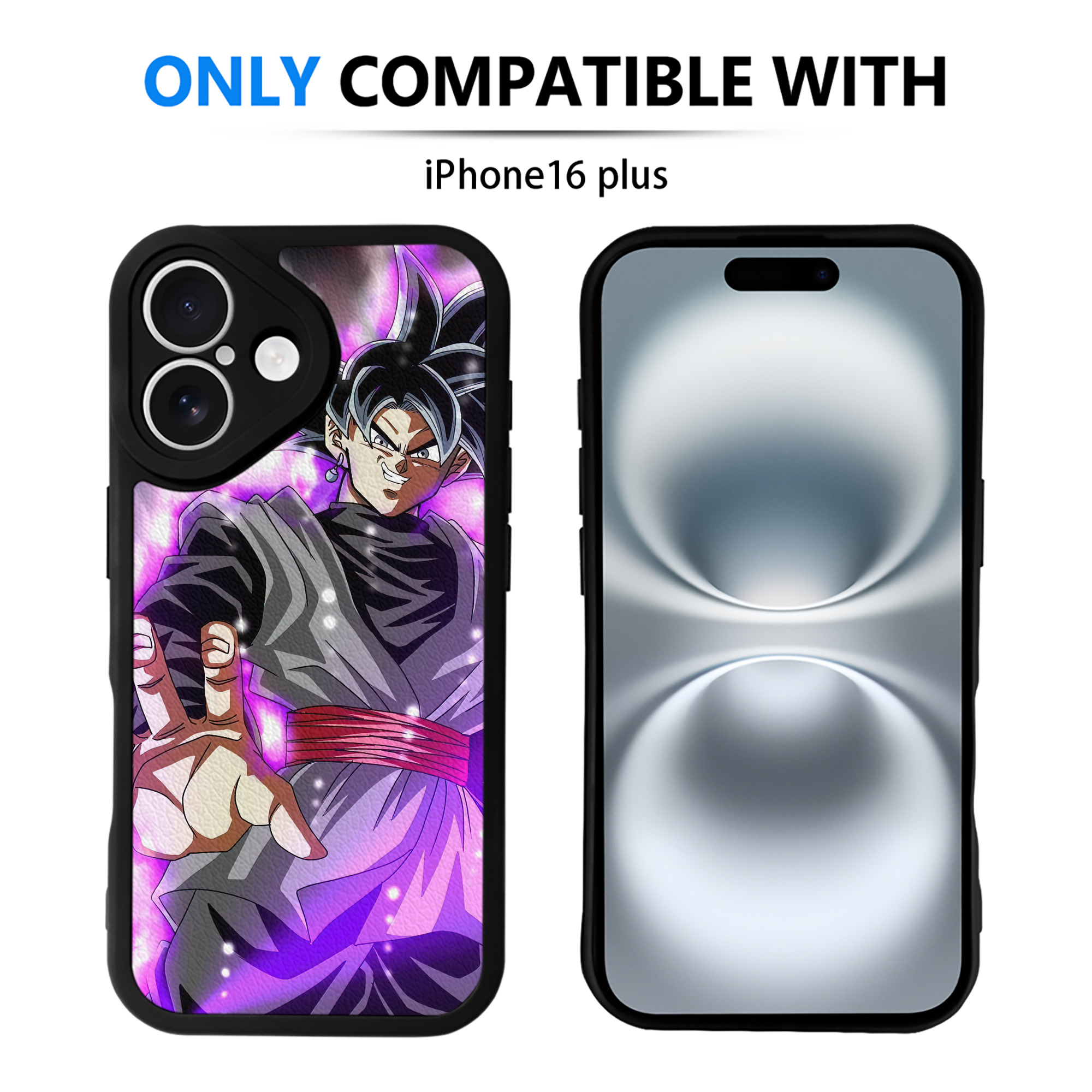 （画像用） ドラゴンボール DRAGON BALL 【iPhone 16シリーズ対応】シリコンスマホケース（レザー調） 材質：シリコン